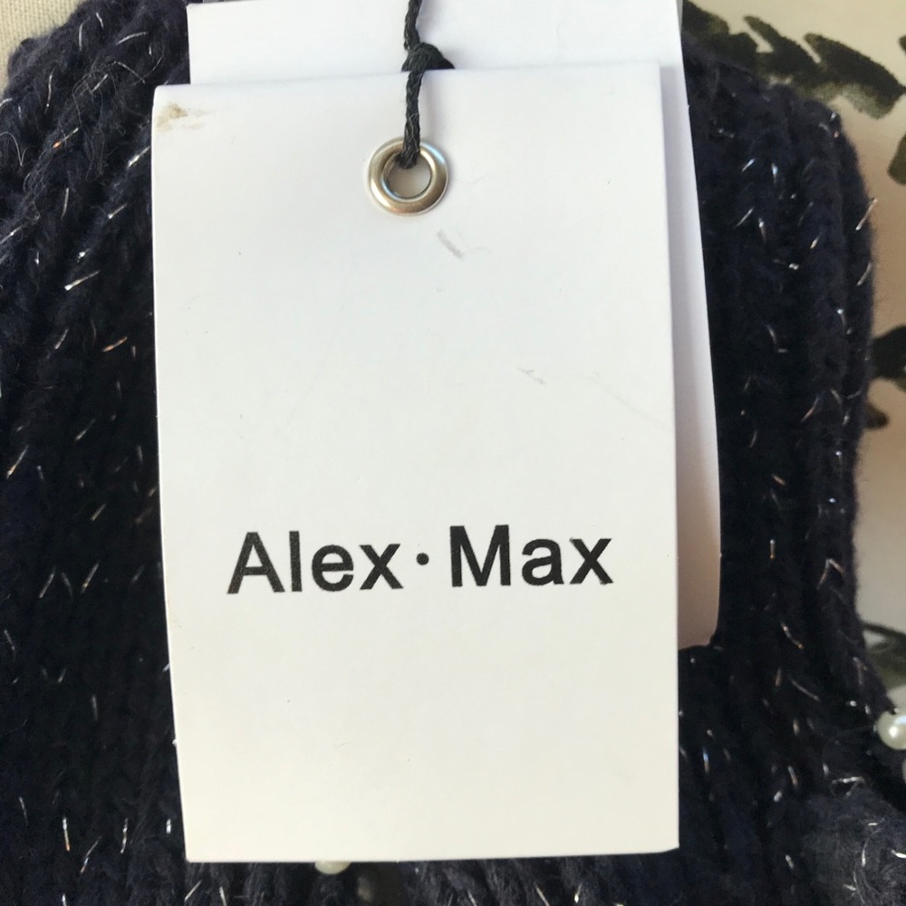NWT Alex Max Bedazzled Fingerless Mittens/Gloves - Picture 4 of 7